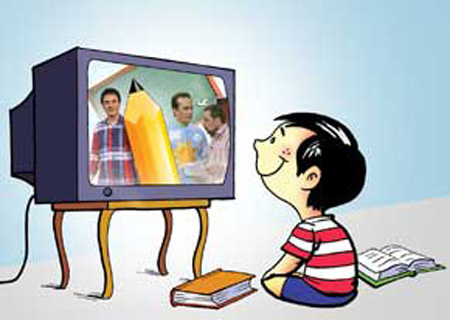 Paper TV and Child