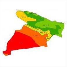 Climate classes Alborz Province Map