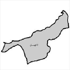 File political shape of city Branch (Gilan Province)