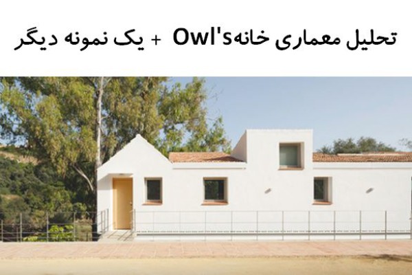 پاورپوینت تحلیل معماری خانه Owl's + خانه اثر Fabi Architekten